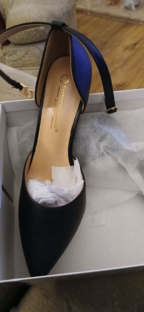 Womens black High heels shoes