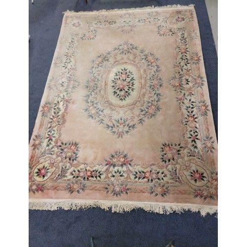 image for 2 x LARGE VINTAGE CHINESE STYLE WOOLEN CARPETS