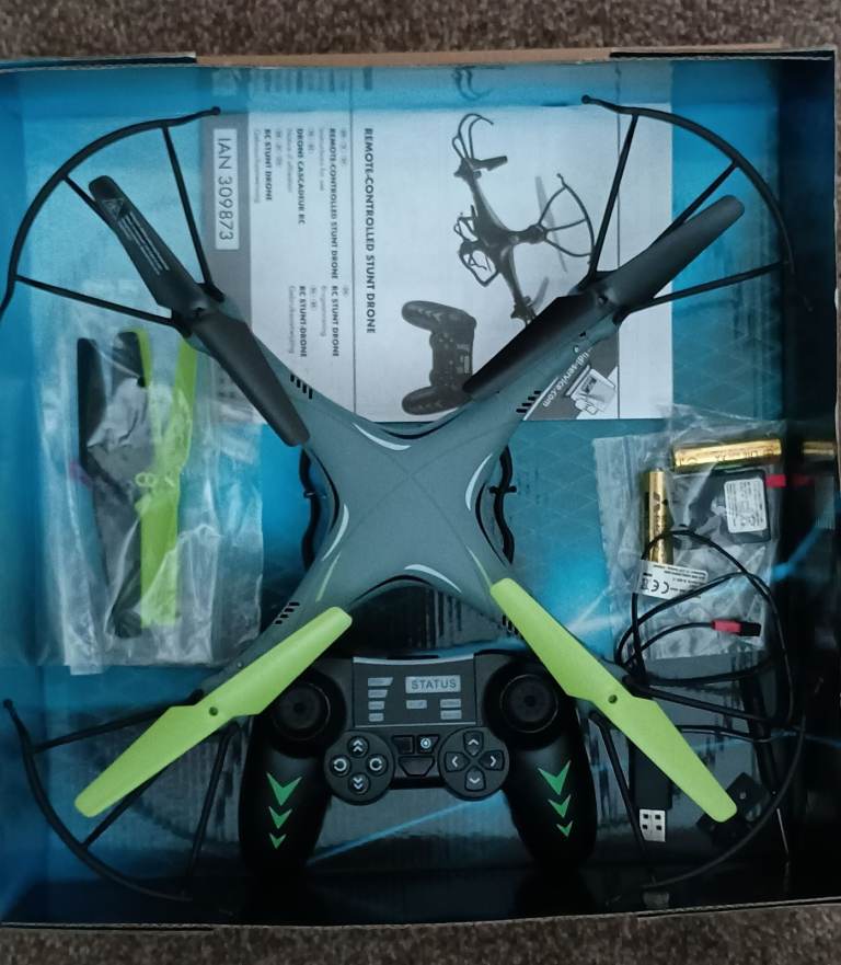 Going cheap remote controlled stunt drone 