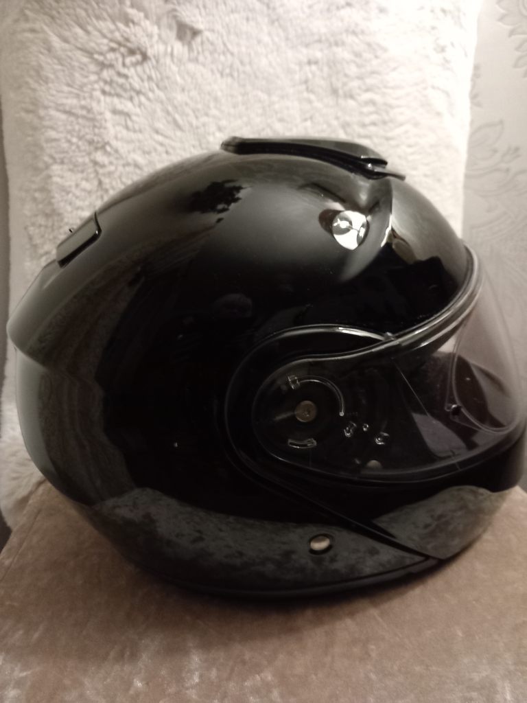 Shoei crash helmet