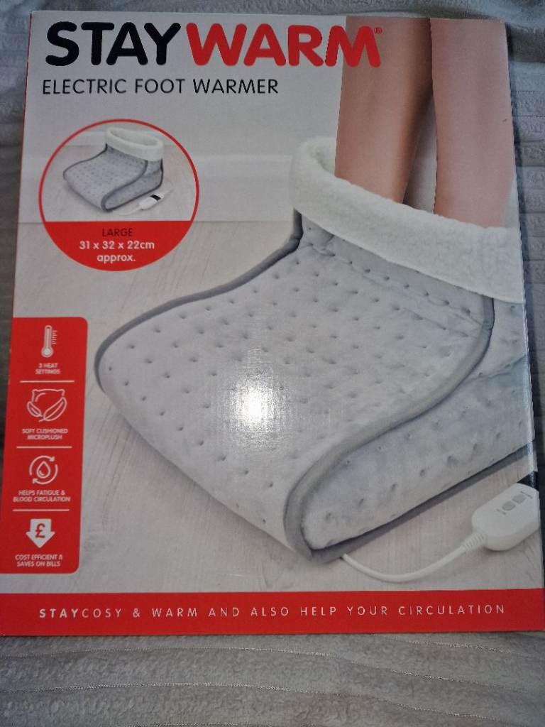 New - StayWarm Electric Foot Warmer 