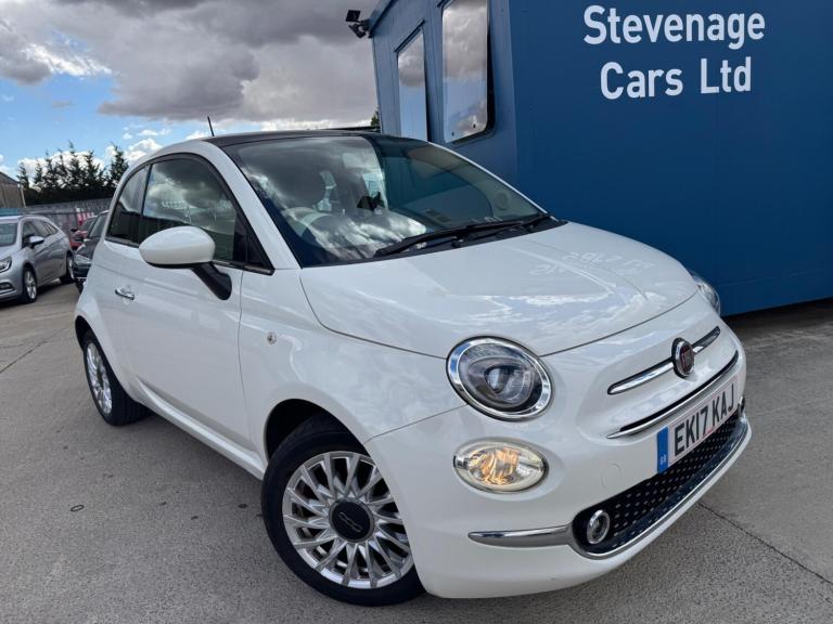 2017 Fiat 500 1.2 Lounge Euro 6 (s/s) 3dr HATCHBACK Petrol Manual