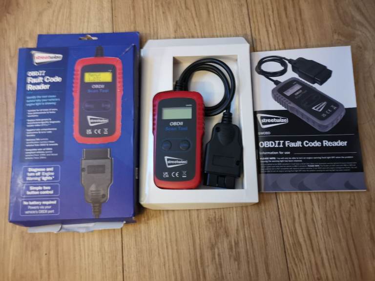 StreetWize SWOBD OBD Scanner OBD2 Reader Car Diagnostic Scanner OBDII Fault Code Reader