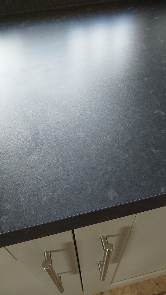 Worktop for kitchen black and grey