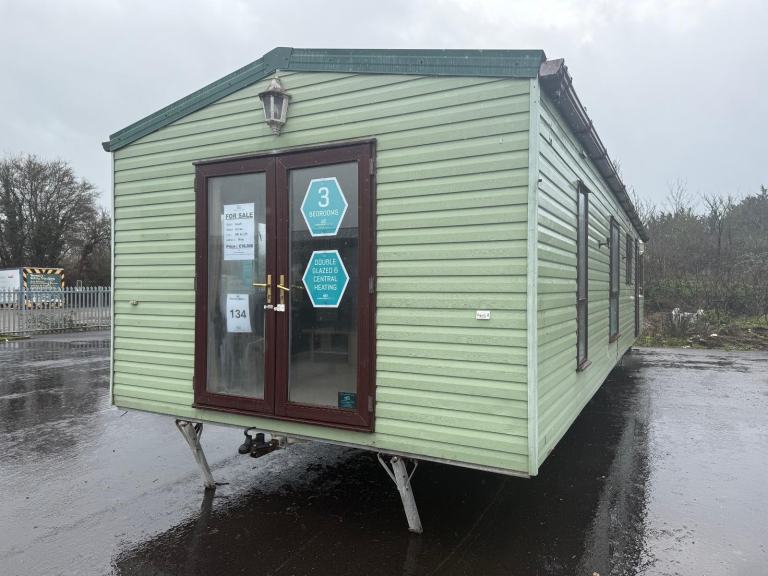 3 Bed Static Caravan - DG, CH, French Doors - Offsite / Self Build / Farms