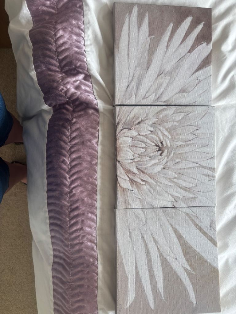 3 piece Flower Canvas Print