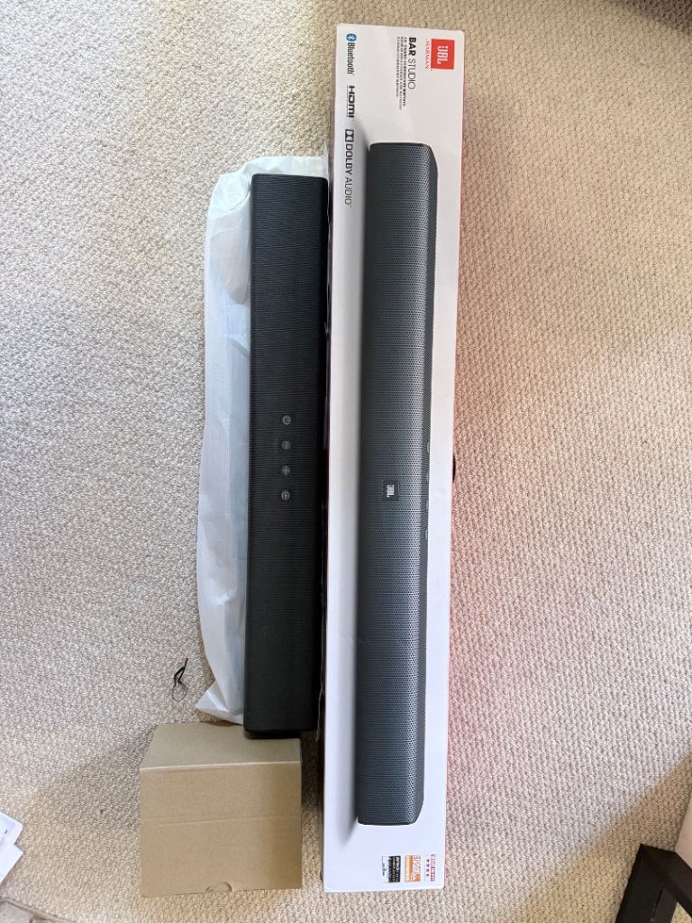 JBL Bar Studio 2.0 Bluetooth Soundbar – Excellent Condition