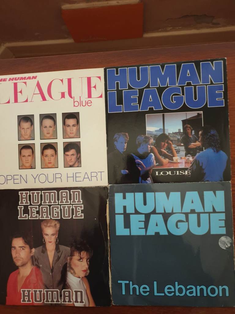 THE HUMAN LEAGUE 7 INCH SINGLES 