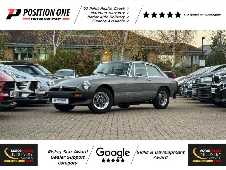 1981 MG MGB GT 1.8 Coupe 2dr Petrol Manual (97 bhp) Coupe Petrol Manual