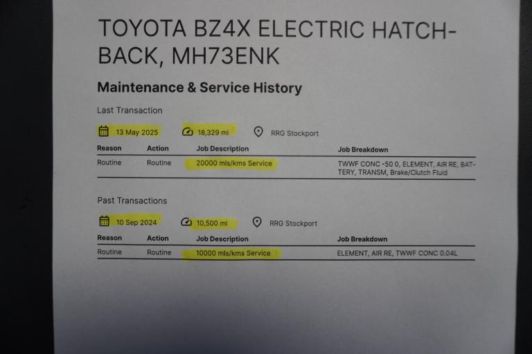 2024 Toyota BZ4X 71.4kWh Pure Auto 5dr (11kW OBC) Estate ELECTRIC Automatic
