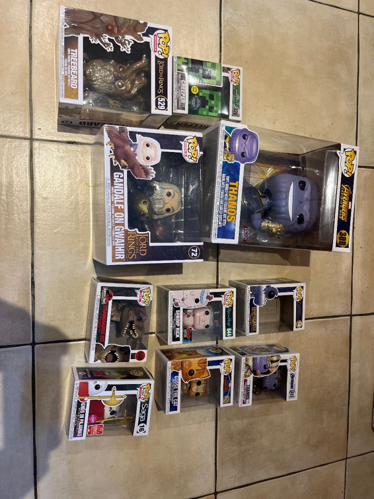 Funko Pop! Figures Collection – Various Characters, Good Condition