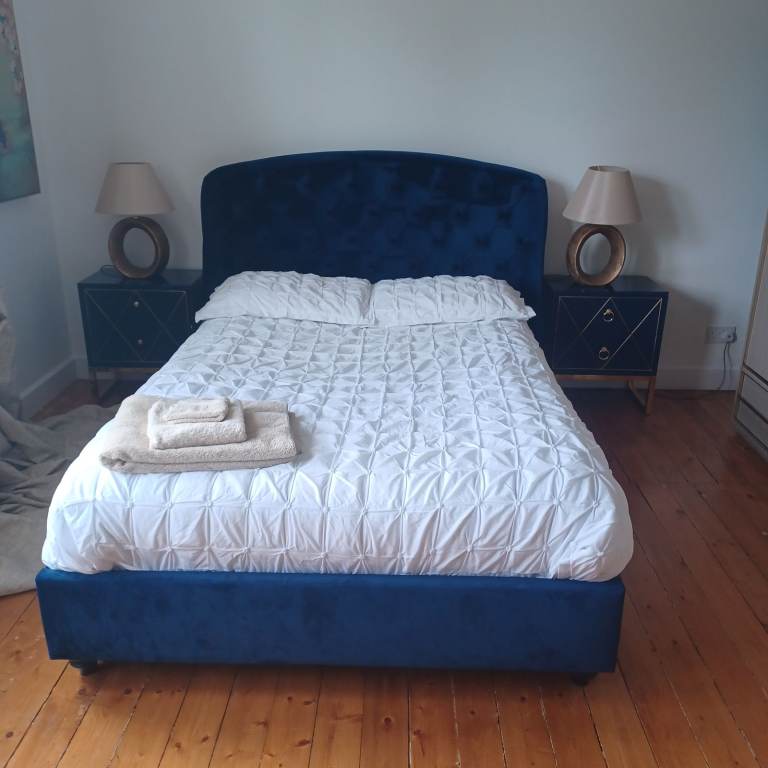 image for Small double bed and mattress 