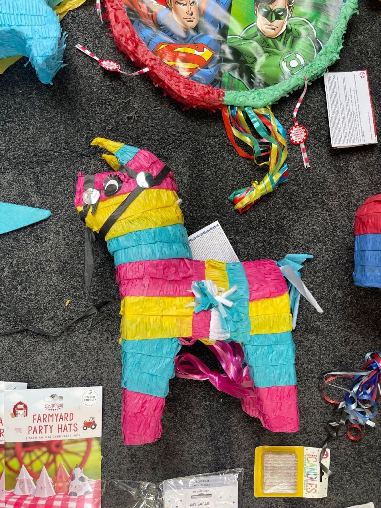 New Multicoloured Donkey Pinata – Great for Parties!