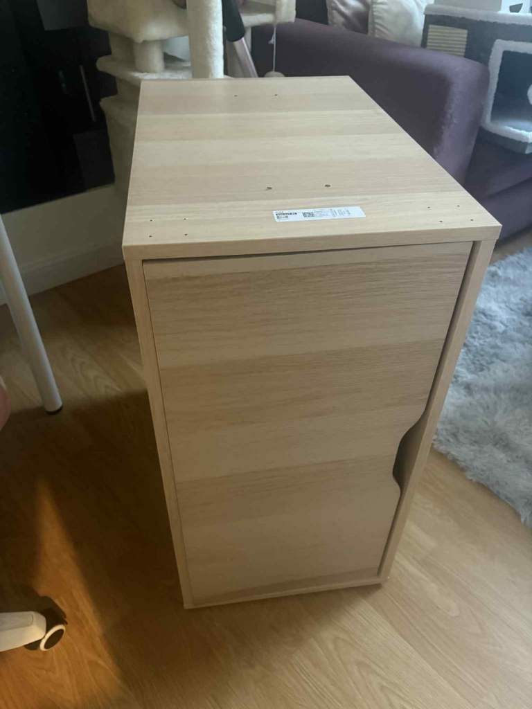 ALEX Storage Unit (IKEA) – White / Oak‑Effect, 36×58×70 cm – Excellent Condition