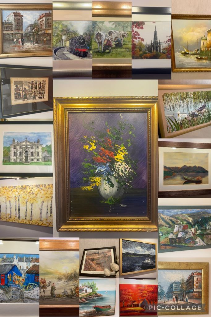 ART Various Oil Paintings, Watercolours, Pastels and Prints