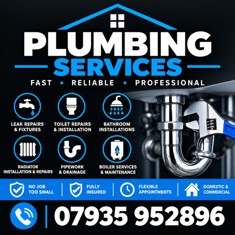 PLUMBING SERVICES – FAST, RELIABLE & PROFESSIONAL