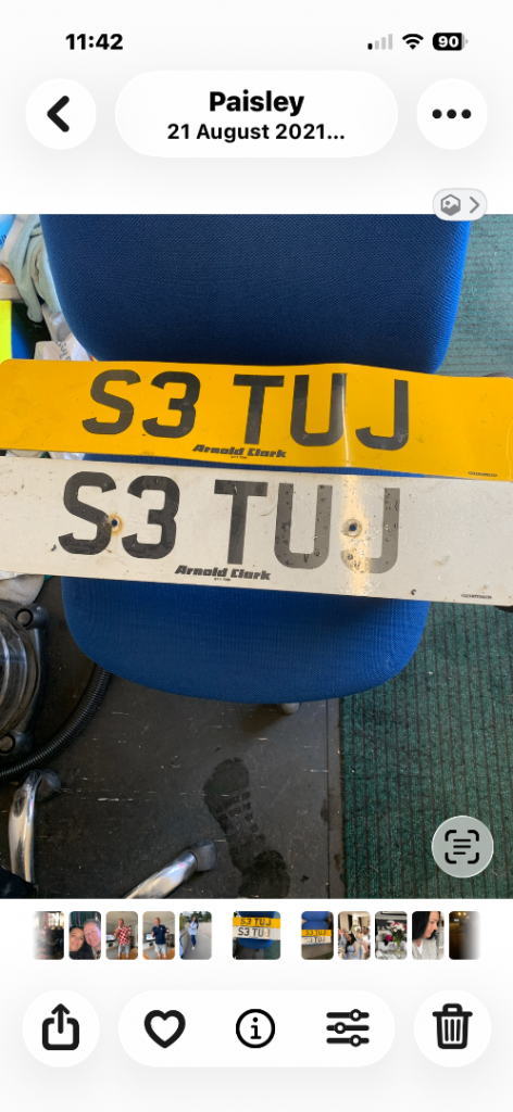 S 3 TUJ ON Retention for immediate transfer £500  suit a Audi  S3 if  you have  one  