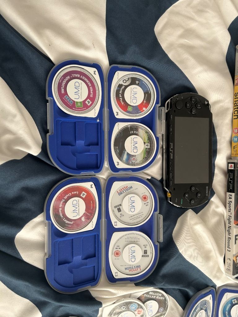 Original PSP and games/movies bundle 