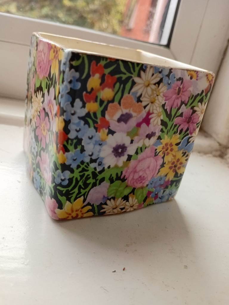 Antique royal winton chintz lidless jam pot