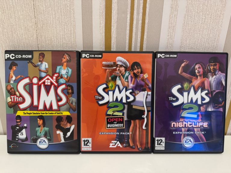The Sims PC CD-ROM Games Bundle – Good Condition