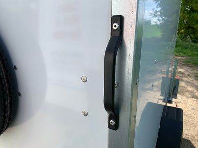 Single Axle Box Trailer 6' x 4' x 4' 750kg in Black or White - Tickners