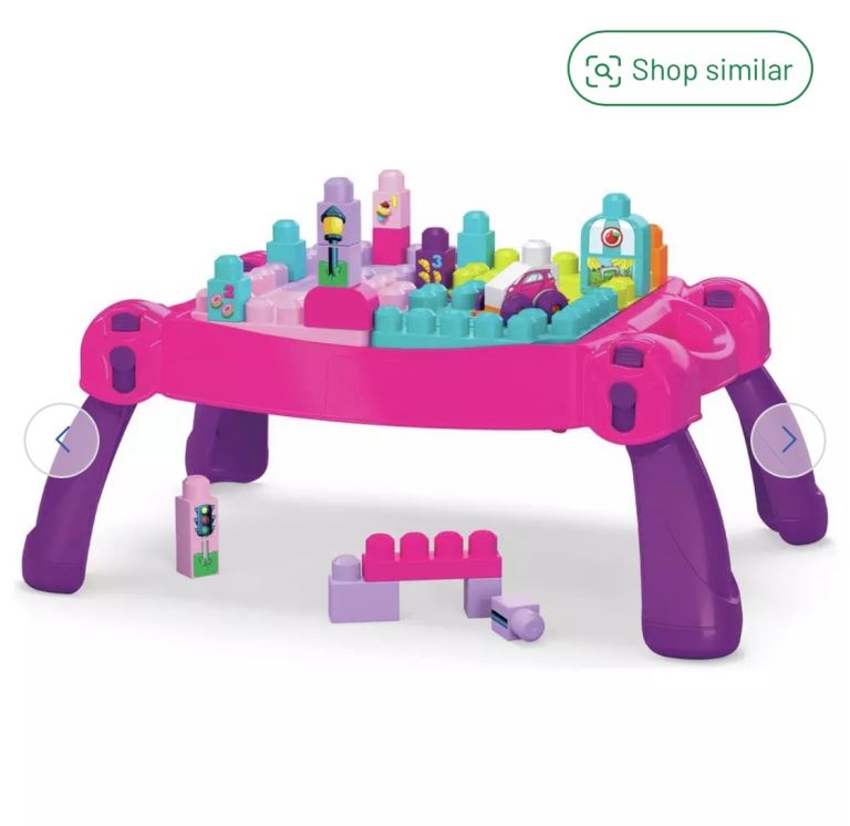 Build and learn blocks with table #gotstuffgetcash