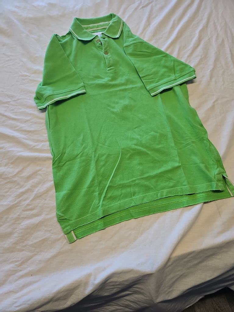 The Royal Pine Club Lime Green Piqué Polo Shirt - XL BB940
