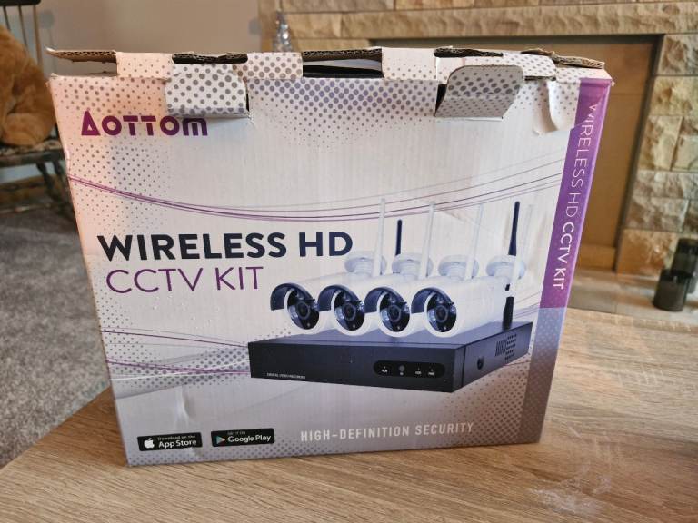 Wireless CCTV 4 camera kit
