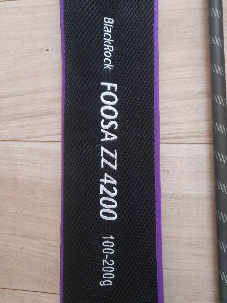 BLACKROCK ROD FOOSA ZZ 4200 - TT 100-200 and OKUMA DSA 80 reel