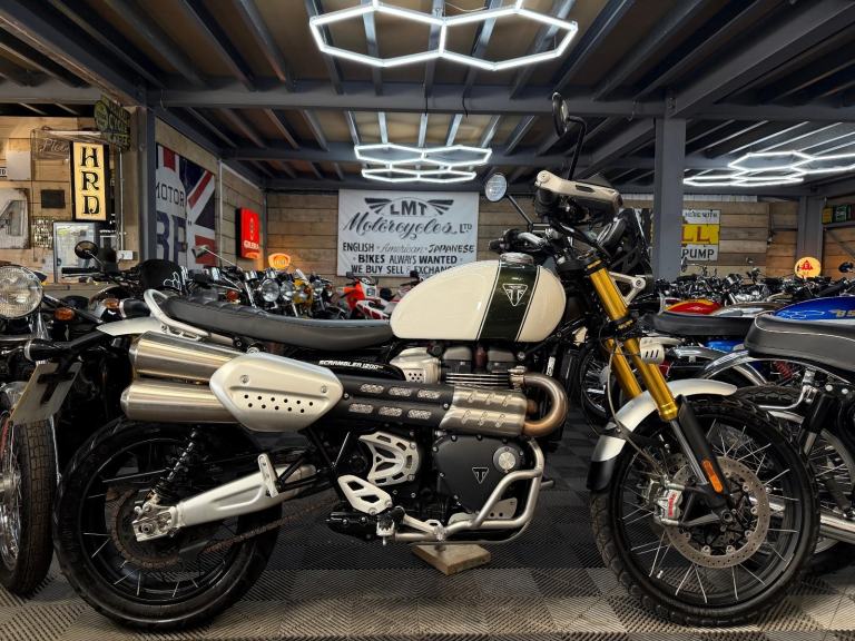 Triumph Scrambler 1200 XE, two former keepers from new, ready to go, px 