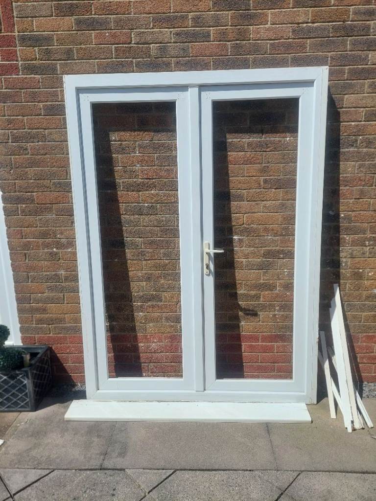 White uPVC French Doors