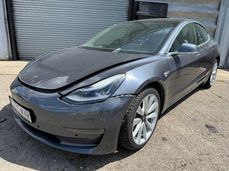 2021 70 REG TESLA MODEL 3 LONG RANGE AWD DAMAGED REPAIRABLE SALVAGE