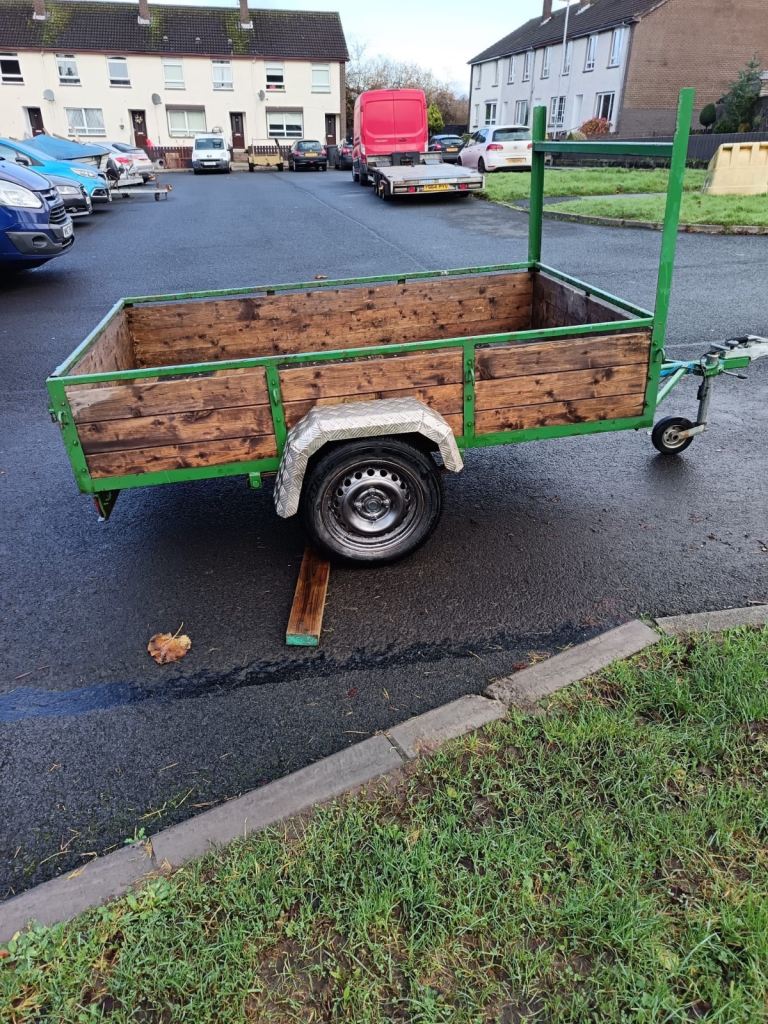 Factory made 7ft x 4.5ft car trailer