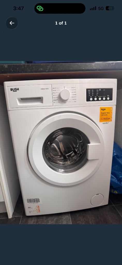 Bush washing machine 