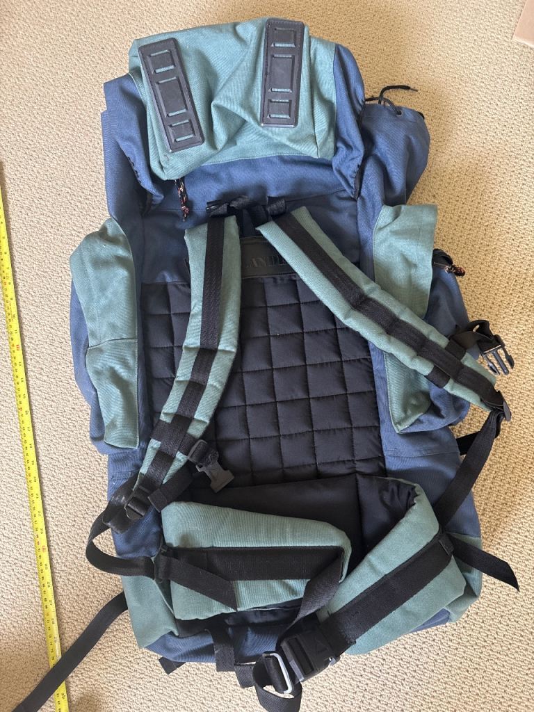 Large Blue and Green Backpack – Good Condition