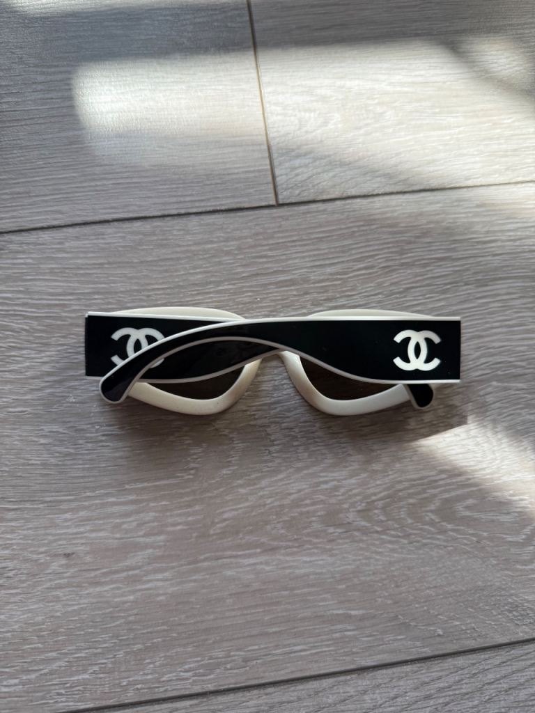 Chanel Black & White Sunglasses . New