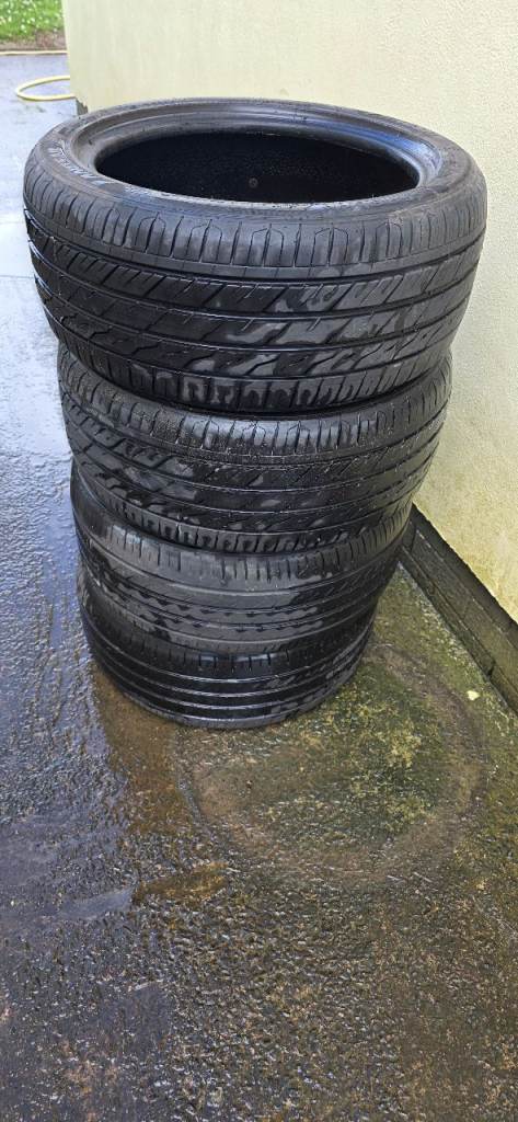 215 45 16r car tyres part worn