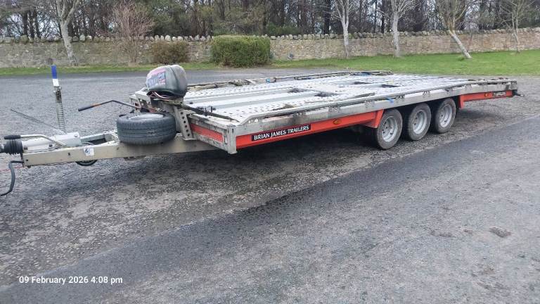 2022 Brian James T6 5mx2m 16ftx7ft hydraulic tilt & winch 1.8m ramps