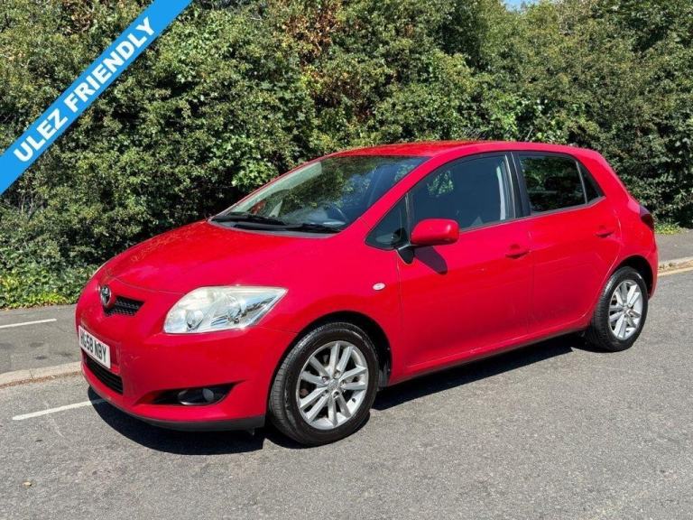 2008 58 TOYOTA AURIS 1.33 VVT-I TR 100 BHP 5DR HATCH BACK (ULEZ OK)