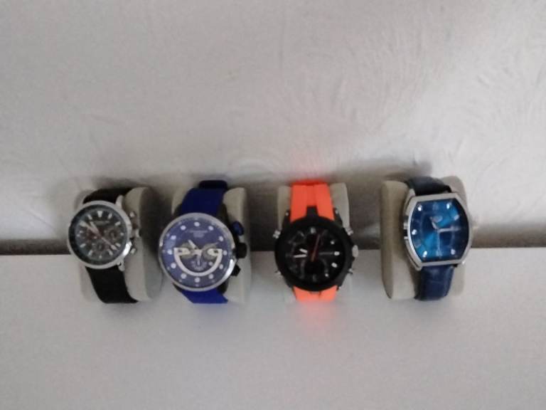 Collection of 4 Men's Watches – Various Styles, Good Condition
