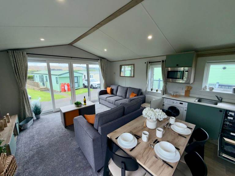 Luxury 2bed Residential Willerby Buxton Lodge at Hareshaw Linn near Hexham & Newcastle