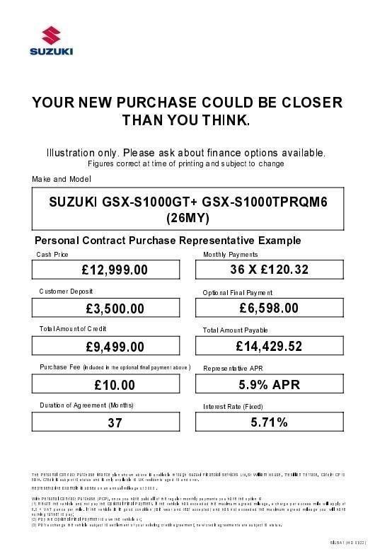 2025 Suzuki GSX-S1000GT+