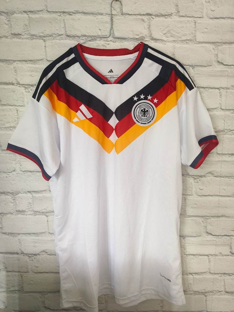 Adidas Germany world cup Football jersey – White, Brand New with Tags