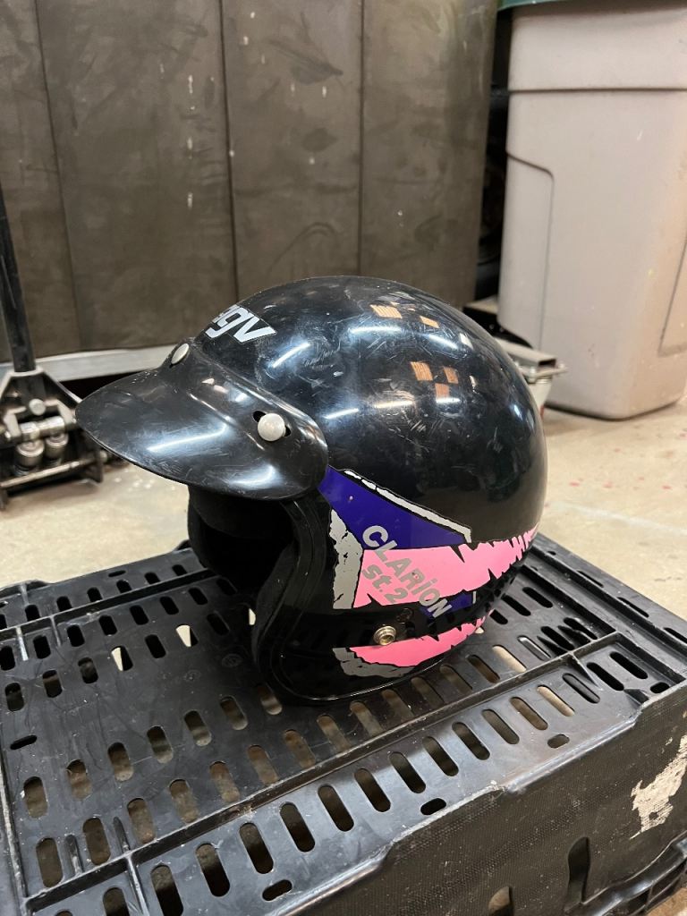 80s Classic Motorcycle Helmet AGV Clarion ST 2 Open Face Size M 1985