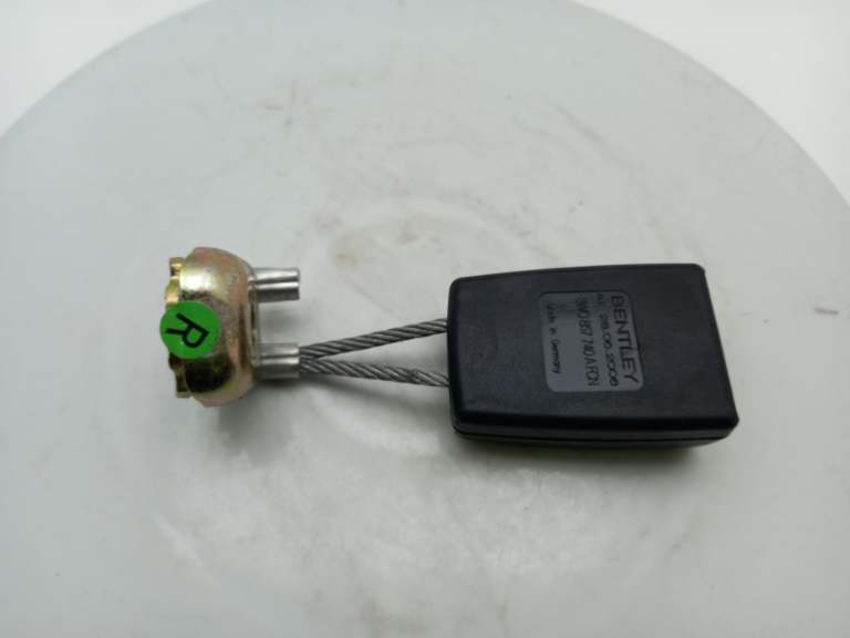 Bentley Continental Gt Seat Belt Stalk Rear Right 2003-2012 3w0857740a