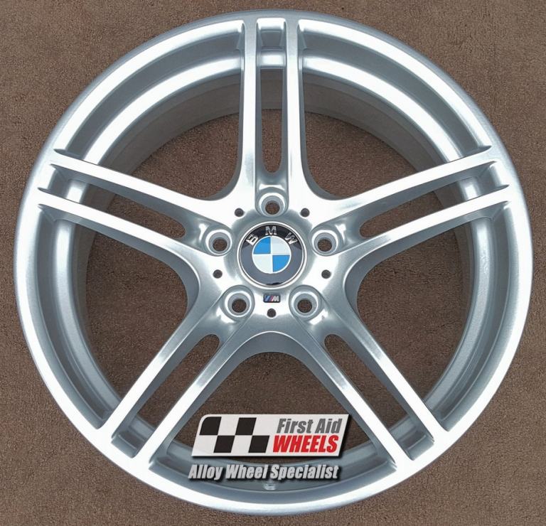BMW 3 SERIES 1X 19'' GENUINE STYLE 313 SPARKLE SILVER FRONT ALLOY WHEEL S236SF
