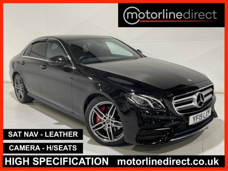 2019 Mercedes-Benz E Class 2.0 E200 AMG Line Saloon 4dr Petrol G-Tronic+ Euro 6 (s/s) (184 ps) Sa...