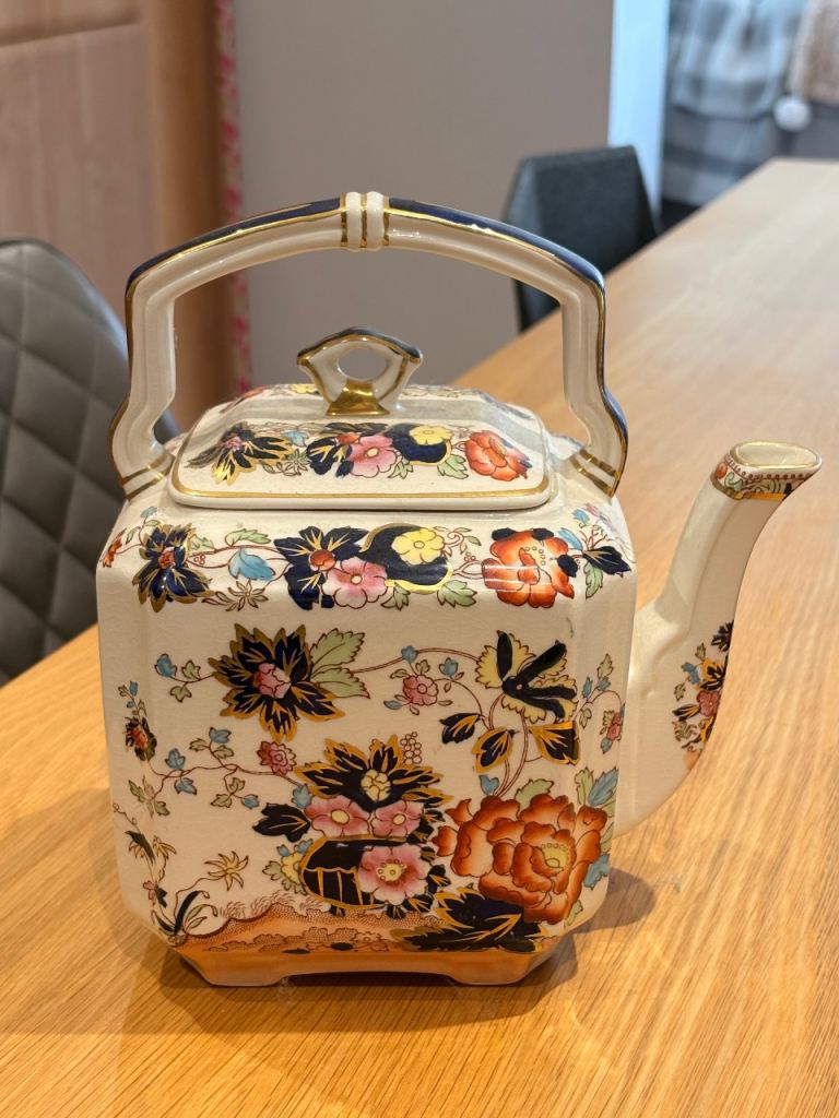 Mason's Mandarin Ironstone Teapot – Good Condition