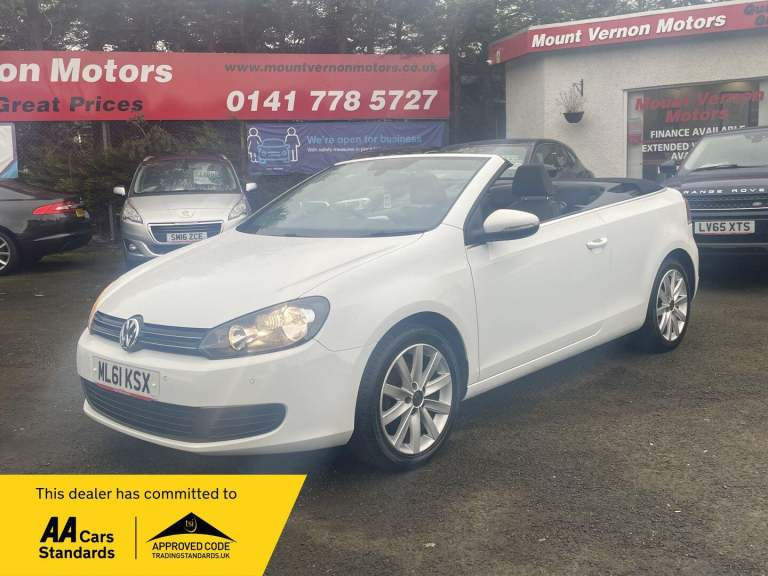 2011 Volkswagen Golf 1.6 TDI BlueMotion Tech SE Cabriolet Euro 5 (s/s) 2dr CONVERTIBLE Diesel Manual
