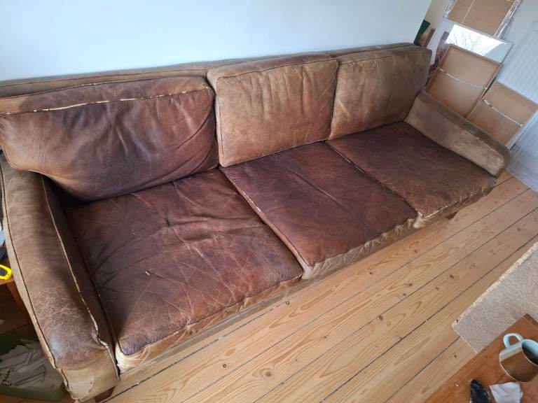 FREE Vintage Leather Sofa